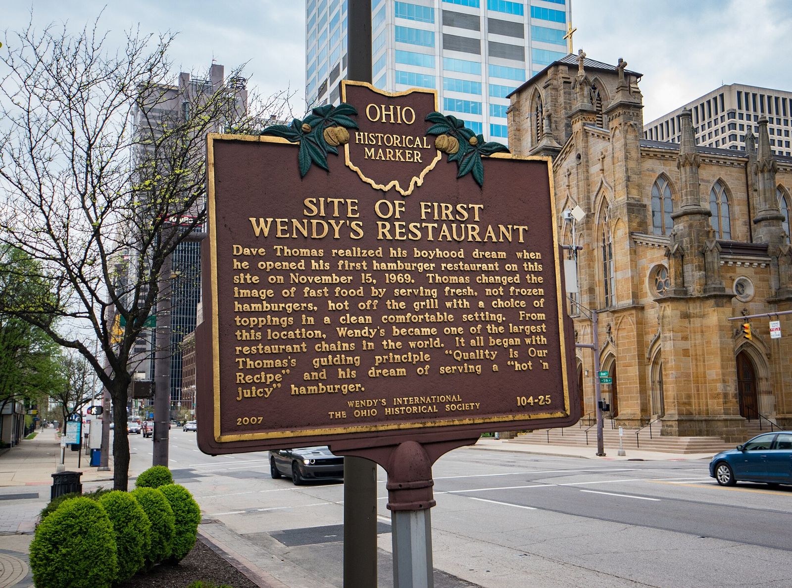A Wendy's restaurant in Columbus, Ohio